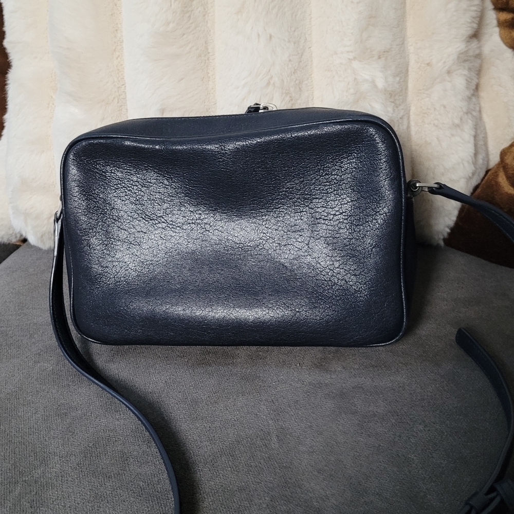 YSL Yves Saint Laurent Navy blue lou lou tassle camera bag - Picture 7 of 11